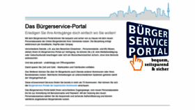 What Sh.buergerserviceportal.de website looked like in 2020 (4 years ago)
