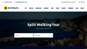 What Splitwalkingtour.com website looked like in 2020 (4 years ago)