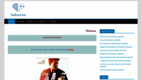 What Subscene.co.in website looked like in 2020 (4 years ago)