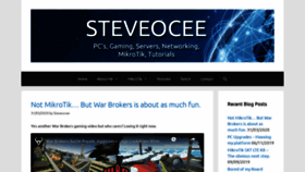What Steveocee.co.uk website looked like in 2020 (4 years ago)
