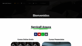 What Servicell-arauca.com website looked like in 2020 (4 years ago)