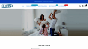 What Sleepsia.in website looked like in 2020 (4 years ago)
