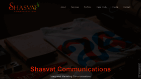What Shasvat.in website looked like in 2020 (4 years ago)