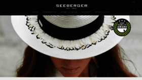 What Seeberger-hats.com website looked like in 2020 (4 years ago)