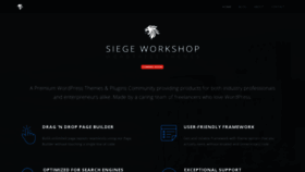 What Siegeworkshop.net website looked like in 2020 (4 years ago)