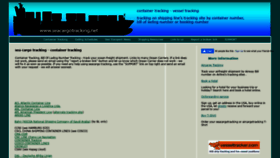 What Seacargotracking.net website looked like in 2020 (4 years ago)