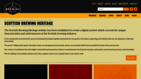 What Scottishbrewingheritage.org website looked like in 2020 (4 years ago)