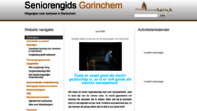 What Seniorengids-gorinchem.nl website looked like in 2020 (4 years ago)