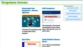 What Sorgulamauzmani.com website looked like in 2020 (4 years ago)