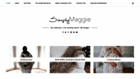 What Simplymaggie.com website looked like in 2020 (4 years ago)