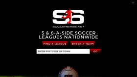 What Soccersixes.net website looked like in 2020 (4 years ago)