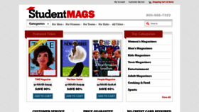 What Studentmags.com website looked like in 2020 (4 years ago)