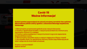 What Sprytnapaczka.pl website looked like in 2020 (4 years ago)
