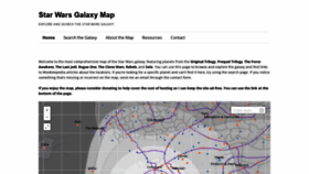 What Swgalaxymap.com website looked like in 2020 (6 years ago)