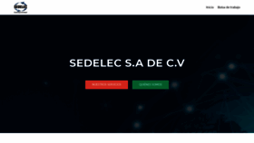 What Sedelec.com.mx website looked like in 2020 (4 years ago)