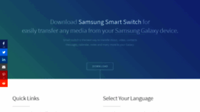 What Samsungsmartswitch.org website looked like in 2020 (4 years ago)