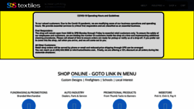 What Sstextilesinc.com website looked like in 2020 (4 years ago)