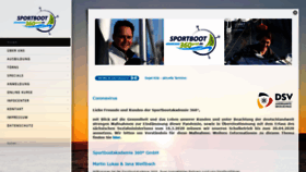 What Sportbootakademie360grad.de website looked like in 2020 (4 years ago)