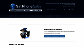 What Satphonesales.com.au website looked like in 2020 (4 years ago)