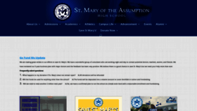 What Stmaryhsnj.org website looked like in 2020 (4 years ago)