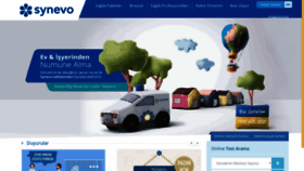 What Synevo.com.tr website looked like in 2020 (4 years ago)