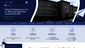 What Sp6zdwola.szkolnastrona.pl website looked like in 2020 (4 years ago)