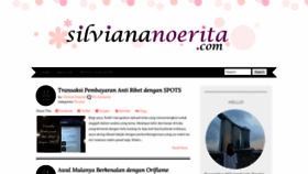 What Silviananoerita.com website looked like in 2020 (4 years ago)