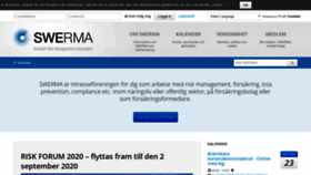 What Swerma.se website looked like in 2020 (4 years ago)