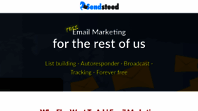 What Sendsteed.com website looked like in 2020 (4 years ago)