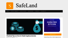 What Safeland.xyz website looked like in 2020 (4 years ago)