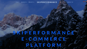 What Skiperformance.com website looked like in 2020 (4 years ago)