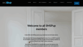 What Smspup.com website looked like in 2020 (4 years ago)