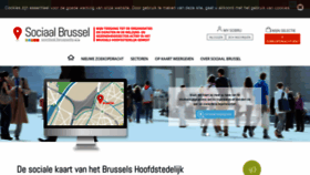 What Sociaal.brussels website looked like in 2020 (4 years ago)