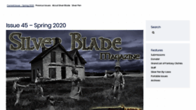What Silverblade.net website looked like in 2020 (4 years ago)