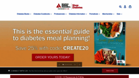 What Shopdiabetes.org website looked like in 2020 (4 years ago)