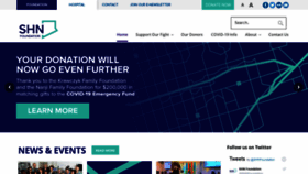 What Srhfoundation.ca website looked like in 2020 (4 years ago)