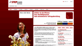 What Stepcom.ch website looked like in 2020 (4 years ago)