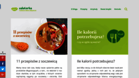 What Salaterka.pl website looked like in 2020 (4 years ago)