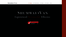 What Shumwayvan.com website looked like in 2020 (4 years ago)
