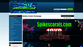 What Spikescorals.com website looked like in 2020 (4 years ago)