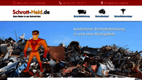 What Schrott-held.de website looked like in 2020 (4 years ago)