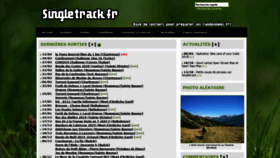 What Singletrack.fr website looked like in 2020 (4 years ago)