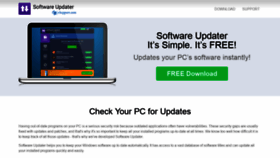What Softwareupdater.com website looked like in 2020 (4 years ago)