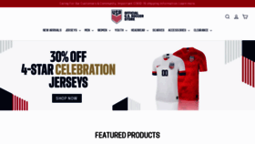What Store.ussoccer.com website looked like in 2020 (4 years ago)