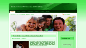 What Stomatoloskaordinacijajagodina.com website looked like in 2020 (4 years ago)