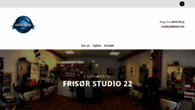 What Studio22.dk website looked like in 2020 (5 years ago)
