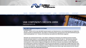 What Sawcomponents.de website looked like in 2020 (4 years ago)