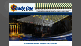 What Shadeoneawnings.com website looked like in 2020 (4 years ago)