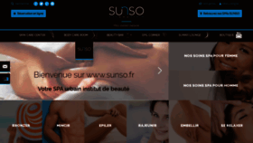 What Sunso.fr website looked like in 2020 (4 years ago)