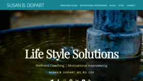 What Susandopart.com website looked like in 2020 (4 years ago)